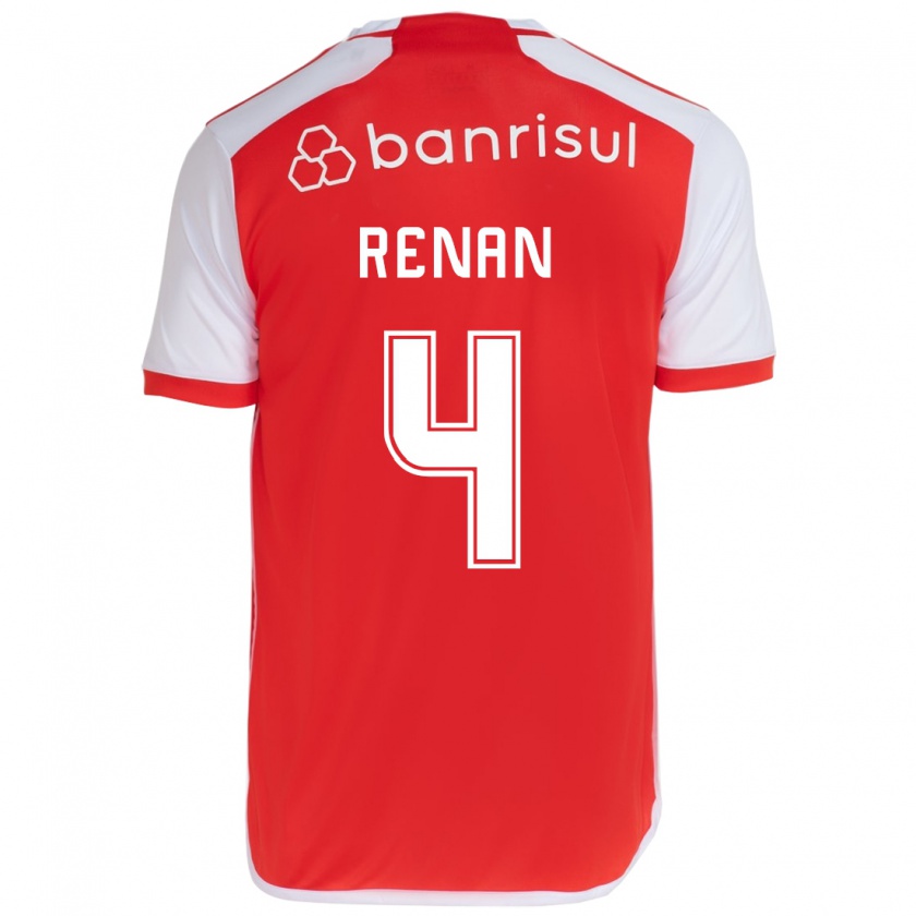 Kandiny Damen Robert Renan #4 Rot-Weiss Heimtrikot Trikot 2024/25 T-Shirt Österreich