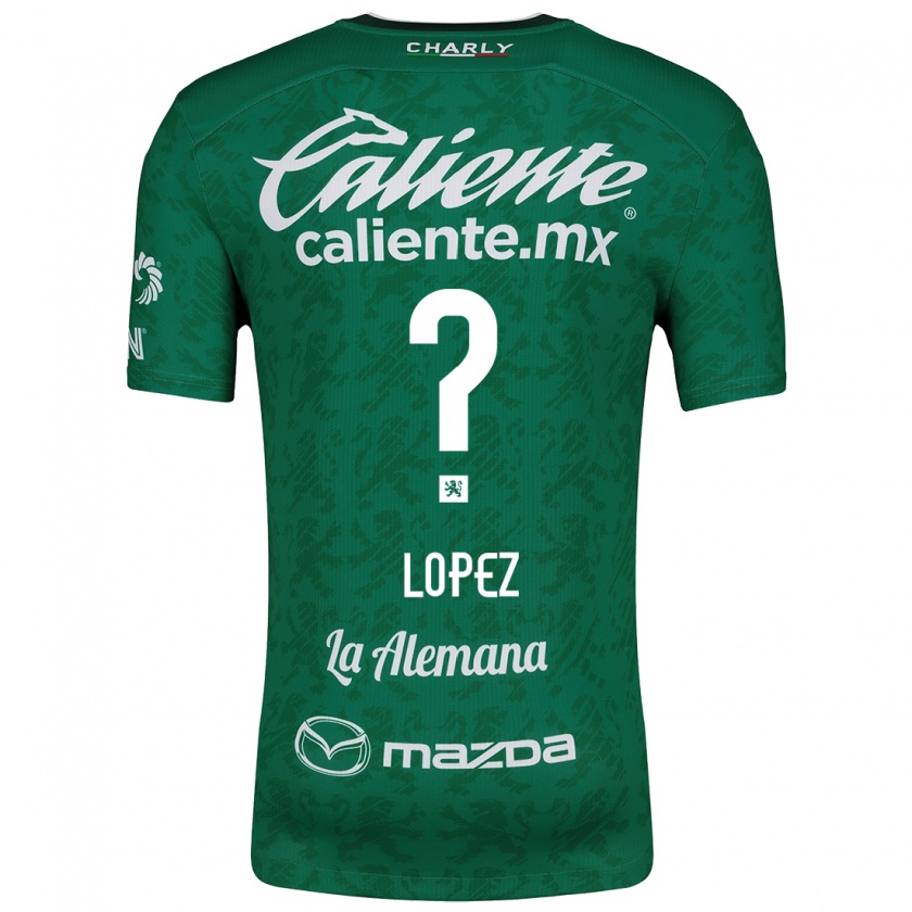 Kandiny Donna Maglia Nicolás López #0 Verde Bianco Kit Gara Home 2024/25 Maglietta