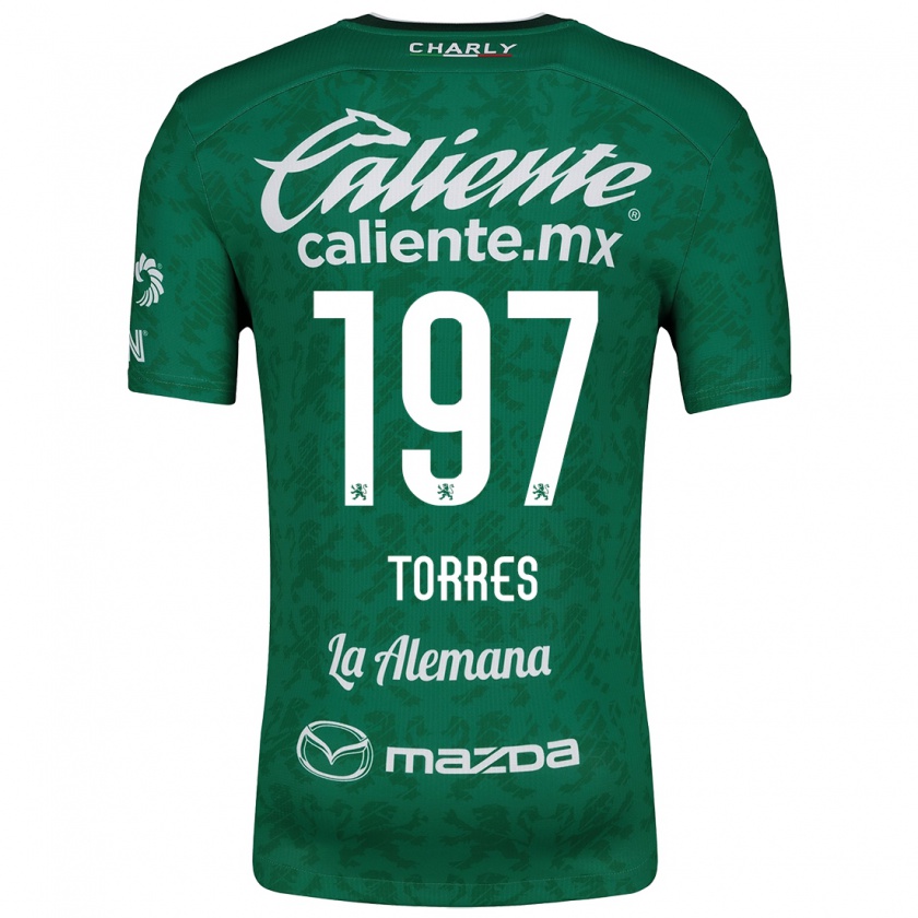 Kandiny Donna Maglia Erick Torres #197 Verde Bianco Kit Gara Home 2024/25 Maglietta