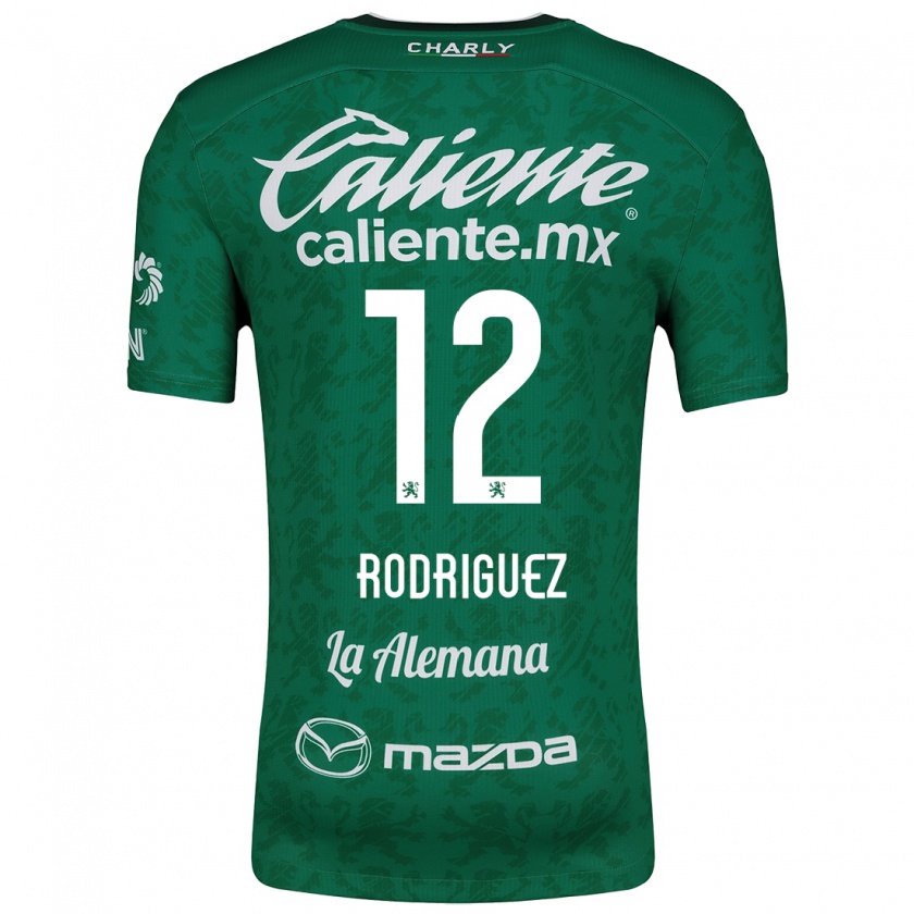 Kandiny Dames Lixy Rodríguez #12 Groen Wit Thuisshirt Thuistenue 2024/25 T-Shirt