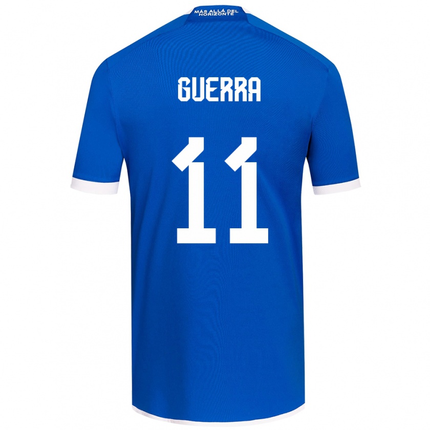 Kandiny Damen Nicolás Guerra #11 Blau Weiss Heimtrikot Trikot 2024/25 T-Shirt Österreich