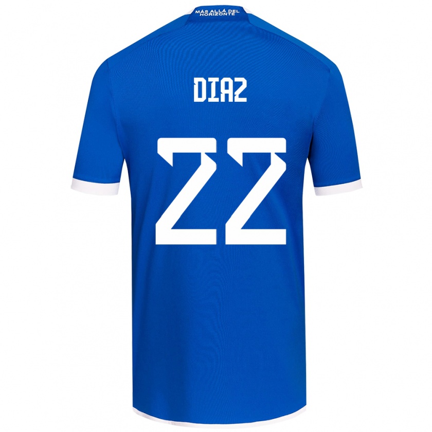 Kandiny Damen Valentina Díaz #22 Blau Weiss Heimtrikot Trikot 2024/25 T-Shirt Österreich