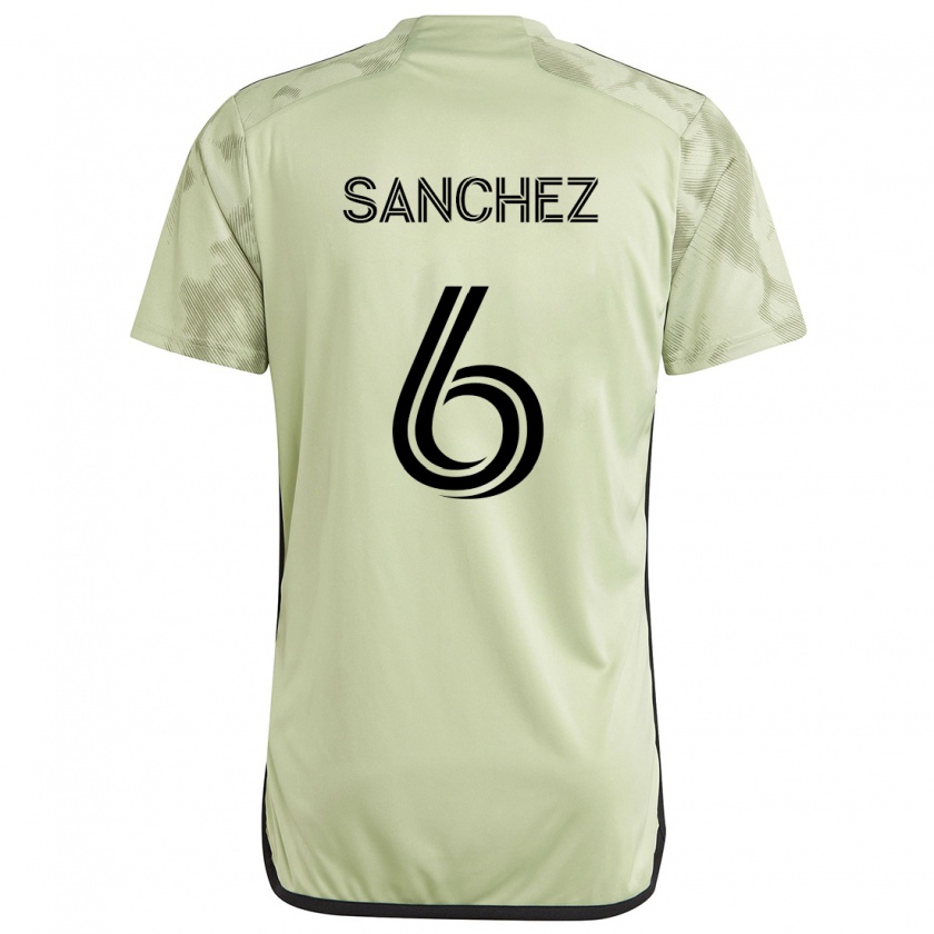 Kandiny Dames Ilie Sánchez #6 Licht Groen Uitshirt Uittenue 2024/25 T-Shirt