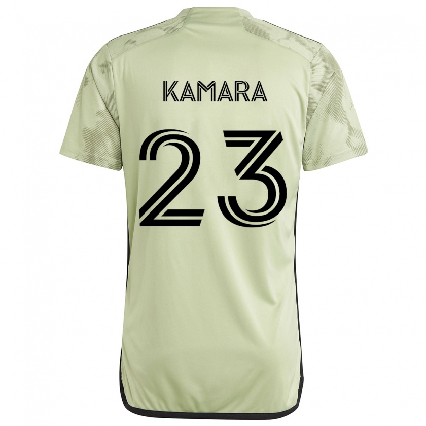 Kandiny Dames Kei Kamara #23 Licht Groen Uitshirt Uittenue 2024/25 T-Shirt België