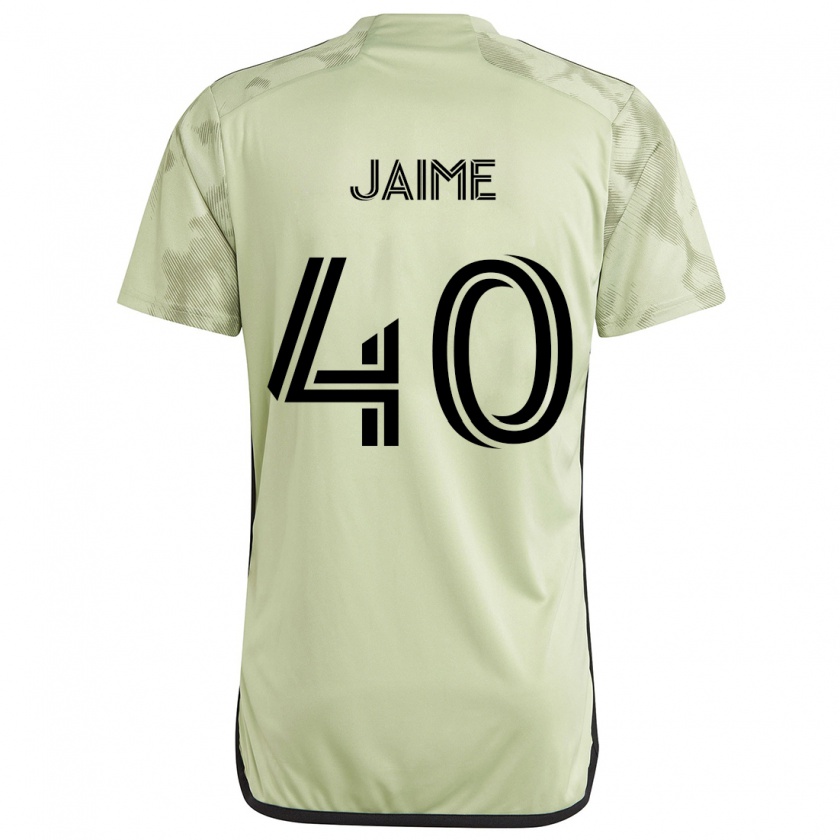 Kandiny Dames Christopher Jaime #40 Licht Groen Uitshirt Uittenue 2024/25 T-Shirt