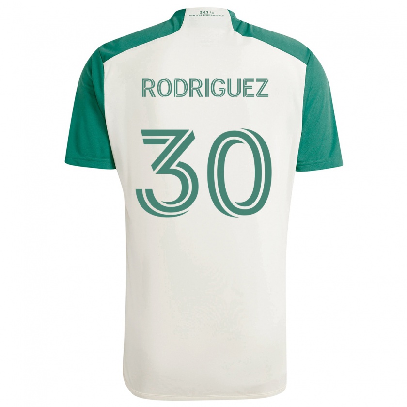 Kandiny Dames Memo Rodríguez #30 Bruine Kleuren Groen Uitshirt Uittenue 2024/25 T-Shirt