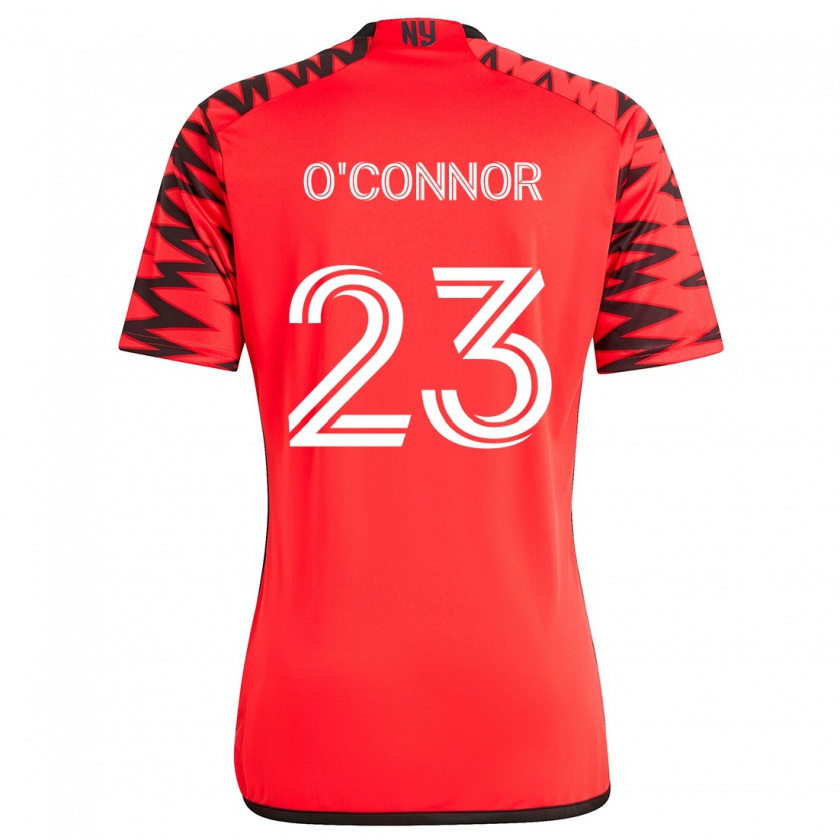 Kandiny Damen Aidan O'connor #23 Rot Schwarz Weiß Auswärtstrikot Trikot 2024/25 T-Shirt Österreich