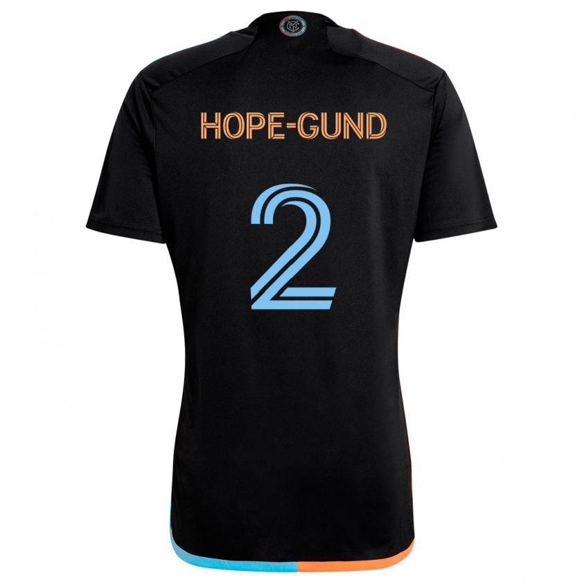 Kandiny Donna Maglia Rio Hope-Gund #2 Nero Arancione Blu Kit Gara Away 2024/25 Maglietta