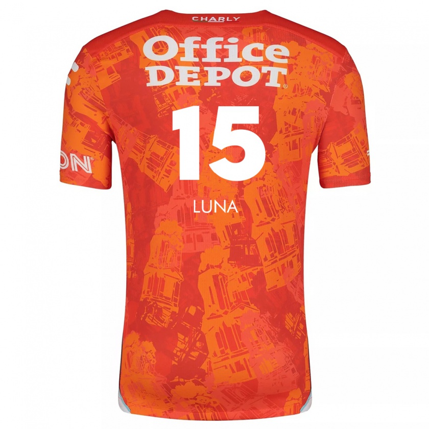 Kandiny Dames Israel Luna #15 Oranje Wit Uitshirt Uittenue 2024/25 T-Shirt