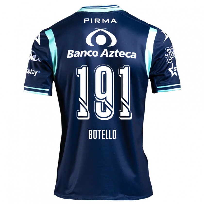 Kandiny Donna Maglia Octavio Botello #191 Blu Navy Kit Gara Away 2024/25 Maglietta