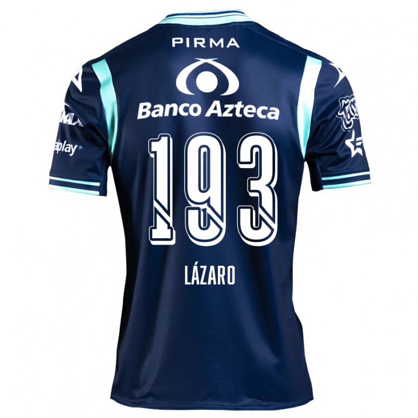 Kandiny Dames Juan Lázaro #193 Marineblauw Uitshirt Uittenue 2024/25 T-Shirt