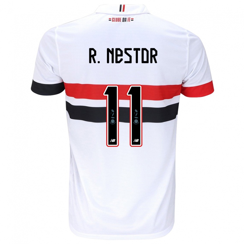 Kandiny Kinder Rodrigo Nestor #11 Weiß Rot Schwarz Heimtrikot Trikot 2024/25 T-Shirt Österreich