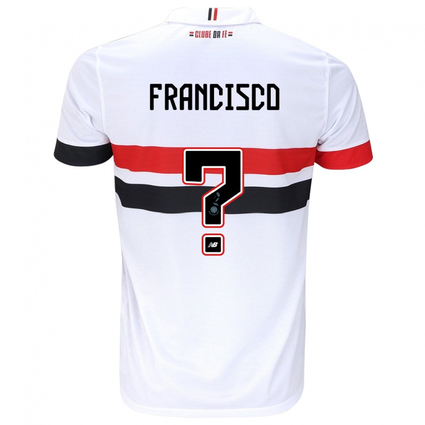 Kandiny Niño Camiseta Ryan Francisco #0 Blanco Rojo Negro 1ª Equipación 2024/25 La Camisa México