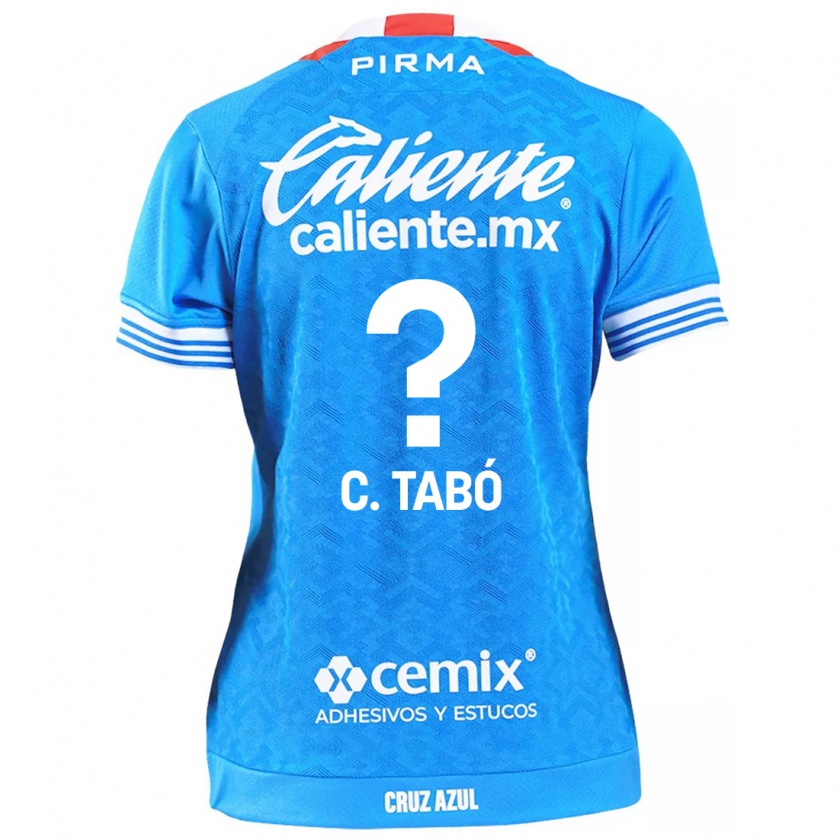 Kandiny Niño Camiseta Christian Tabó #0 Cielo Azul 1ª Equipación 2024/25 La Camisa México