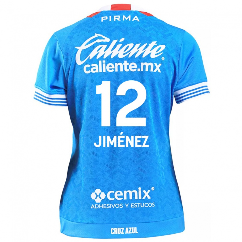 Kandiny Kinderen Luis Jiménez #12 Hemelsblauw Thuisshirt Thuistenue 2024/25 T-Shirt België