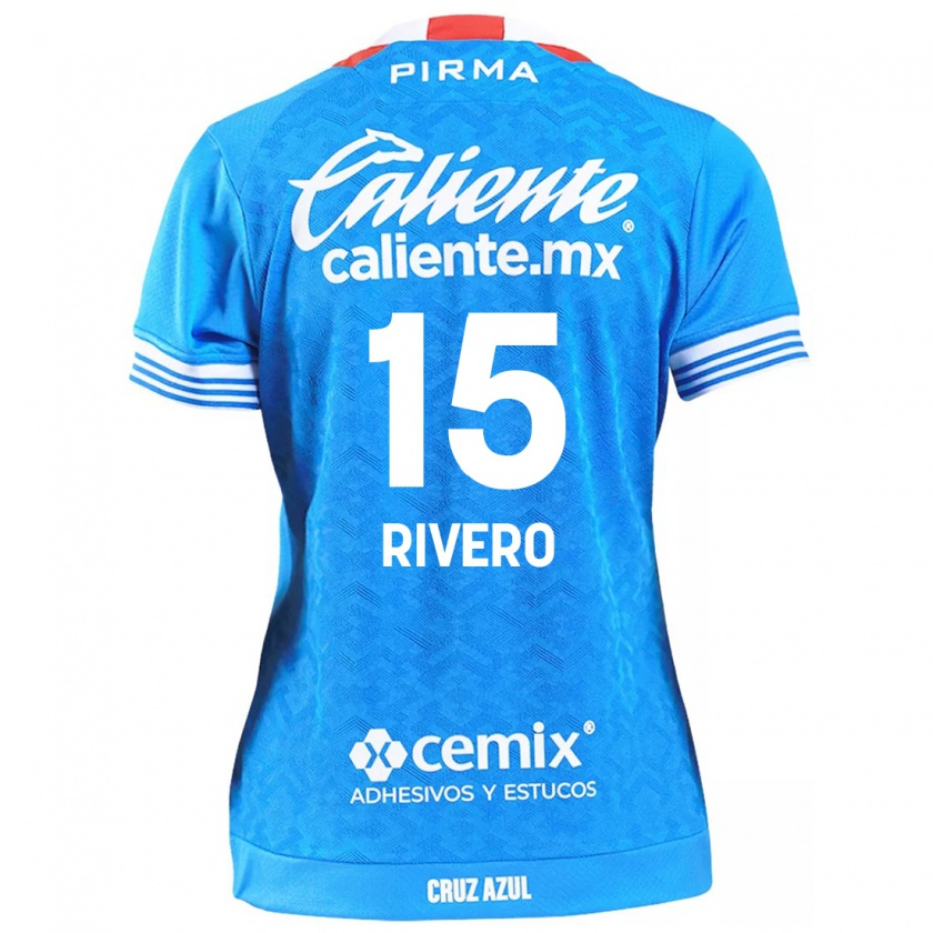 Kandiny Kinder Ignacio Rivero #15 Himmelblau Heimtrikot Trikot 2024/25 T-Shirt Österreich