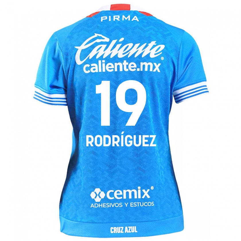 Kandiny Bambino Maglia Carlos Rodríguez #19 Cielo Blu Kit Gara Home 2024/25 Maglietta