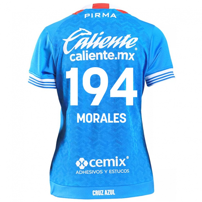 Kandiny Niño Camiseta Amaury Morales #194 Cielo Azul 1ª Equipación 2024/25 La Camisa México