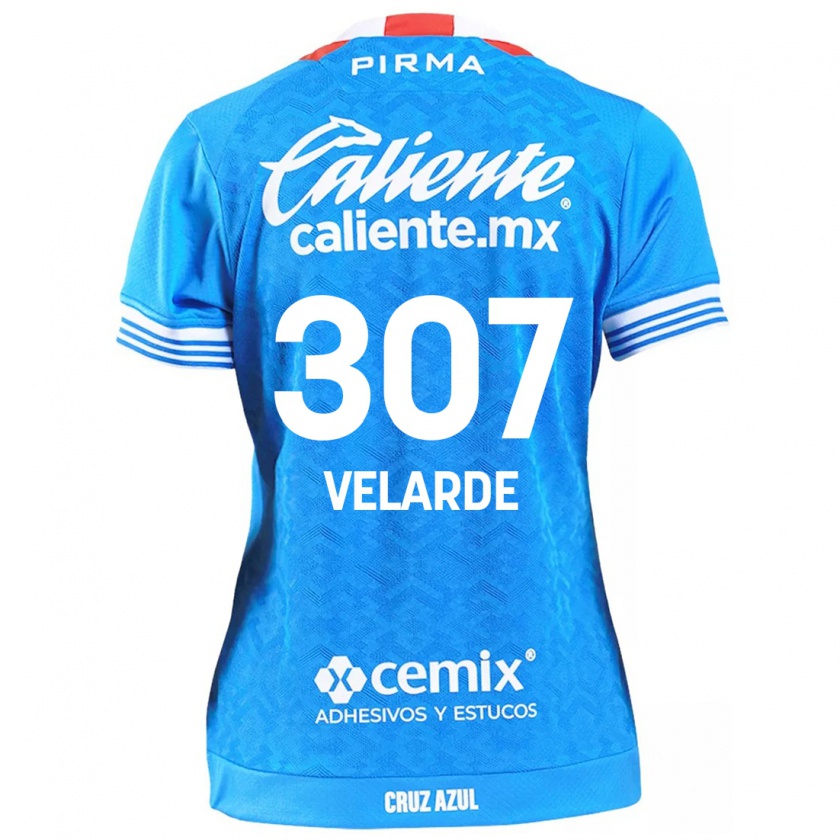 Kandiny Niño Camiseta Juan Velarde #307 Cielo Azul 1ª Equipación 2024/25 La Camisa