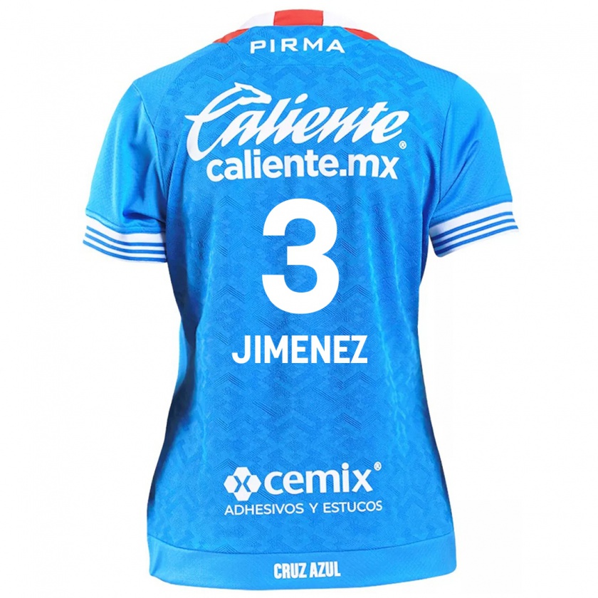 Kandiny Bambino Maglia Jaiber Jimenez #3 Cielo Blu Kit Gara Home 2024/25 Maglietta