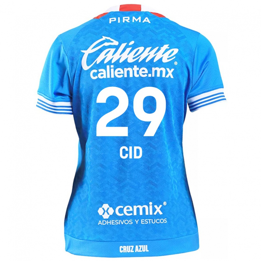 Kandiny Niño Camiseta Claudia Cid #29 Cielo Azul 1ª Equipación 2024/25 La Camisa