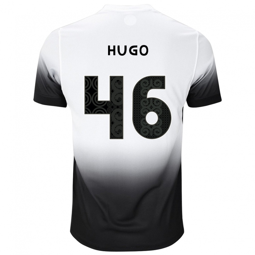 Kandiny Bambino Maglia Hugo #46 Bianco Nero Kit Gara Home 2024/25 Maglietta