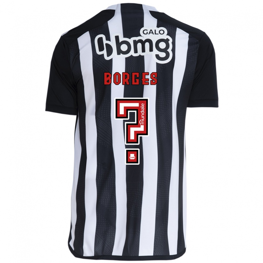 Kandiny Kinder Léo Borges #0 Weiß Schwarz Heimtrikot Trikot 2024/25 T-Shirt Österreich