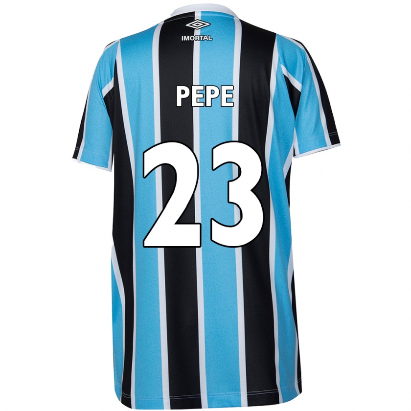 Kandiny Bambino Maglia Pepê #23 Blu Nero Bianco Kit Gara Home 2024/25 Maglietta