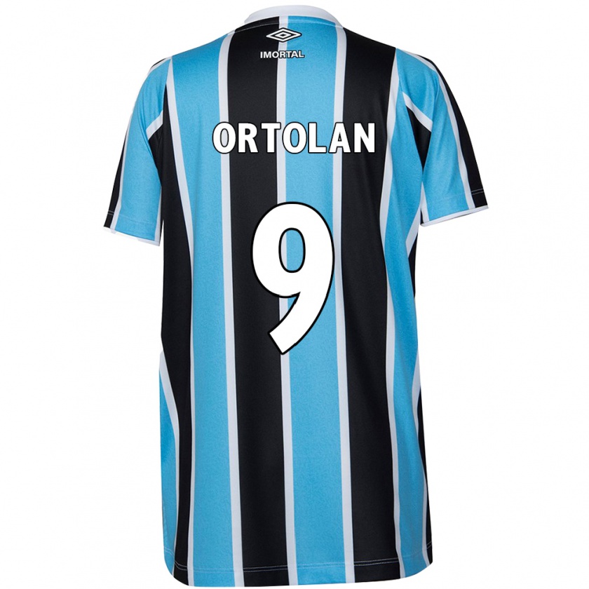 Kandiny Kinderen Dani Ortolan #9 Blauw Zwart Wit Thuisshirt Thuistenue 2024/25 T-Shirt België