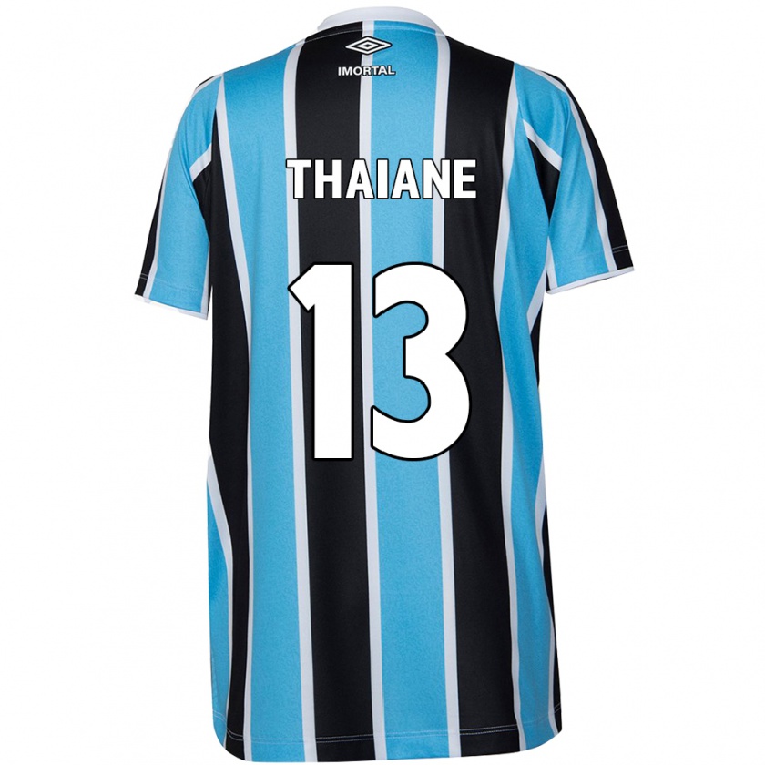 Kandiny Bambino Maglia Thaiane #13 Blu Nero Bianco Kit Gara Home 2024/25 Maglietta