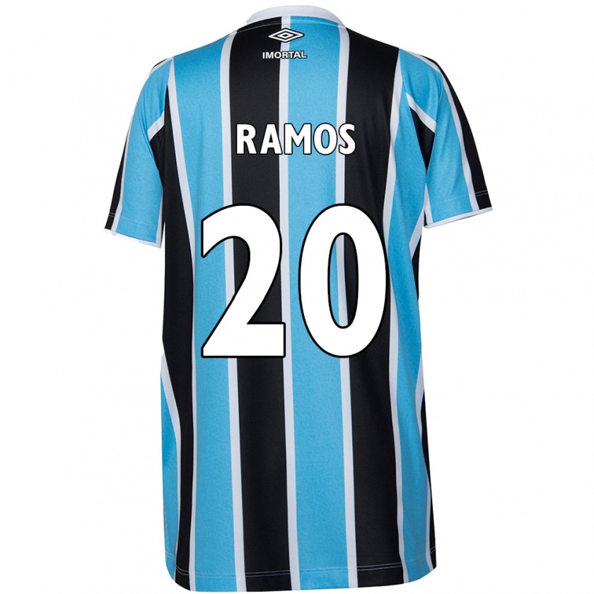 Kandiny Kinder Mónica Ramos #20 Blau Schwarz Weiß Heimtrikot Trikot 2024/25 T-Shirt Österreich