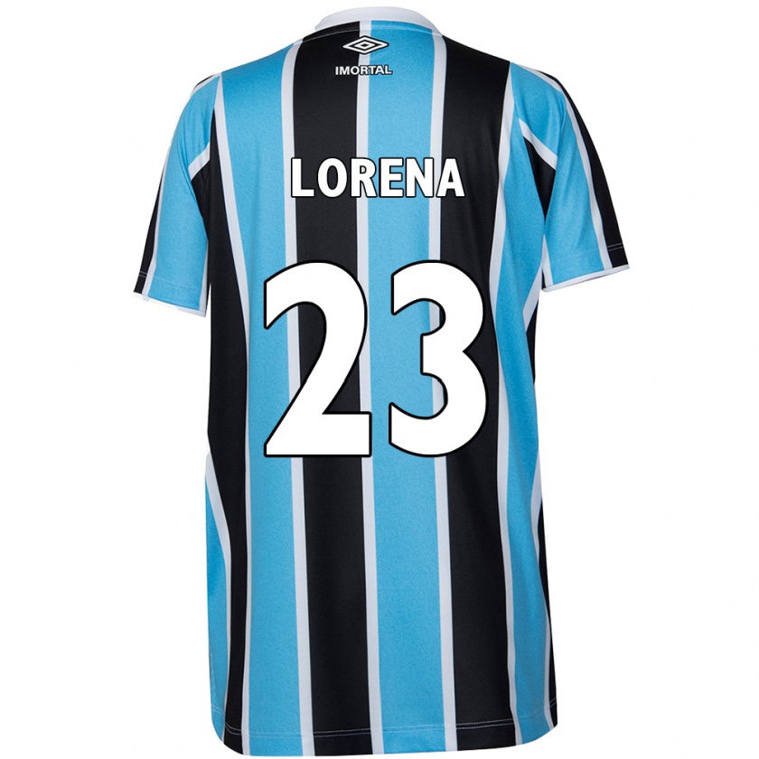 Kandiny Kinder Lorena #23 Blau Schwarz Weiß Heimtrikot Trikot 2024/25 T-Shirt Österreich