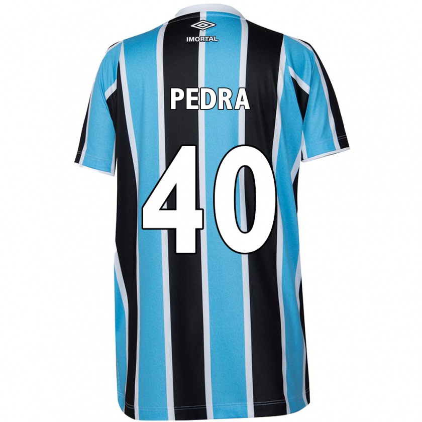 Kandiny Bambino Maglia Duda Pedra #40 Blu Nero Bianco Kit Gara Home 2024/25 Maglietta