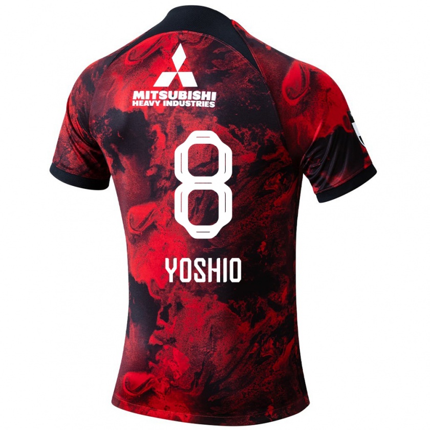 Kandiny Kinder Yoshio Koizumi #8 Rot Schwarz Heimtrikot Trikot 2024/25 T-Shirt Österreich