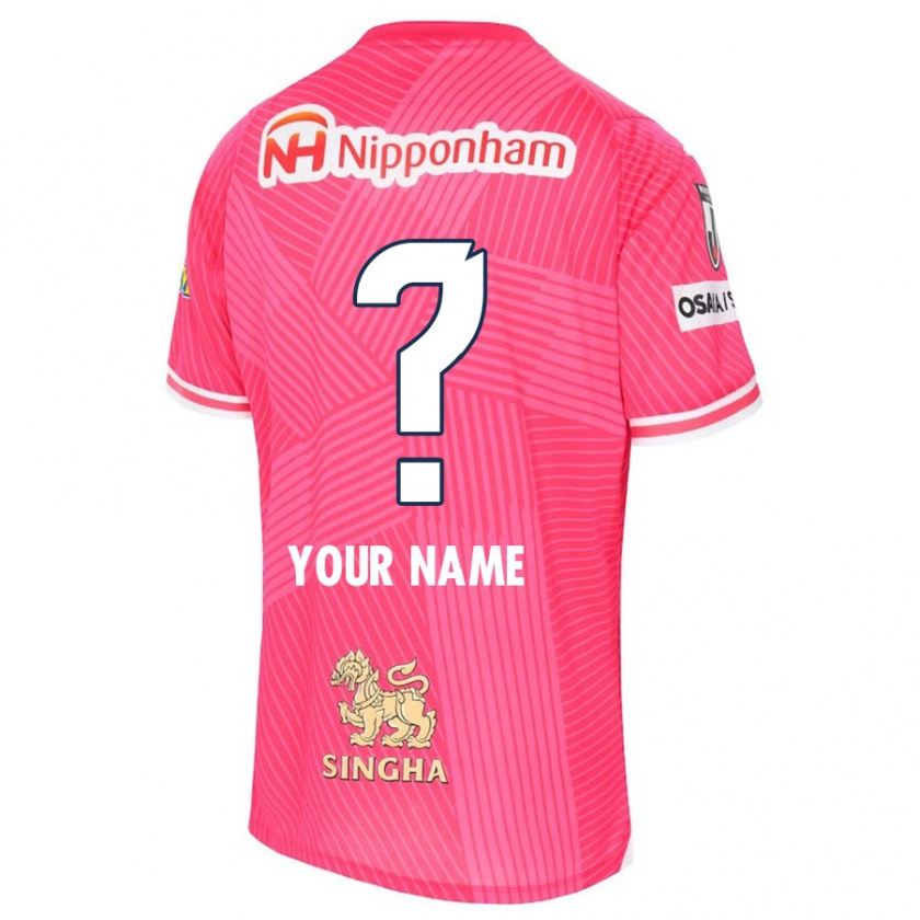 Kandiny Niño Camiseta Su Nombre #0 Rosa Blanco 1ª Equipación 2024/25 La Camisa México