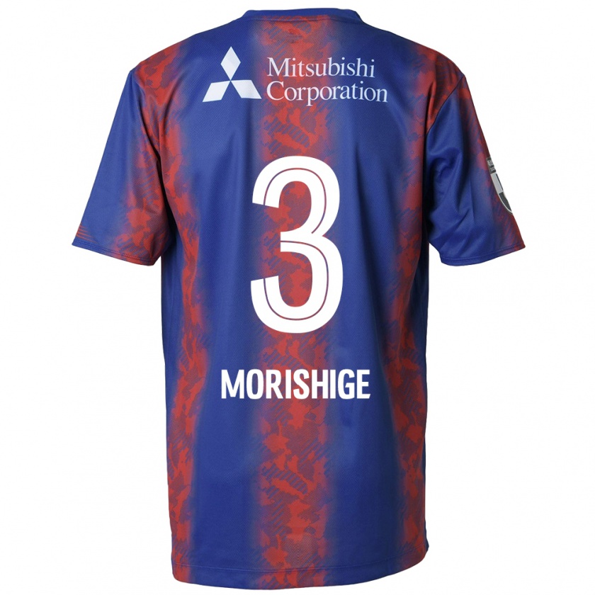 Kandiny Kinderen Masato Morishige #3 Blauw Rood Thuisshirt Thuistenue 2024/25 T-Shirt België