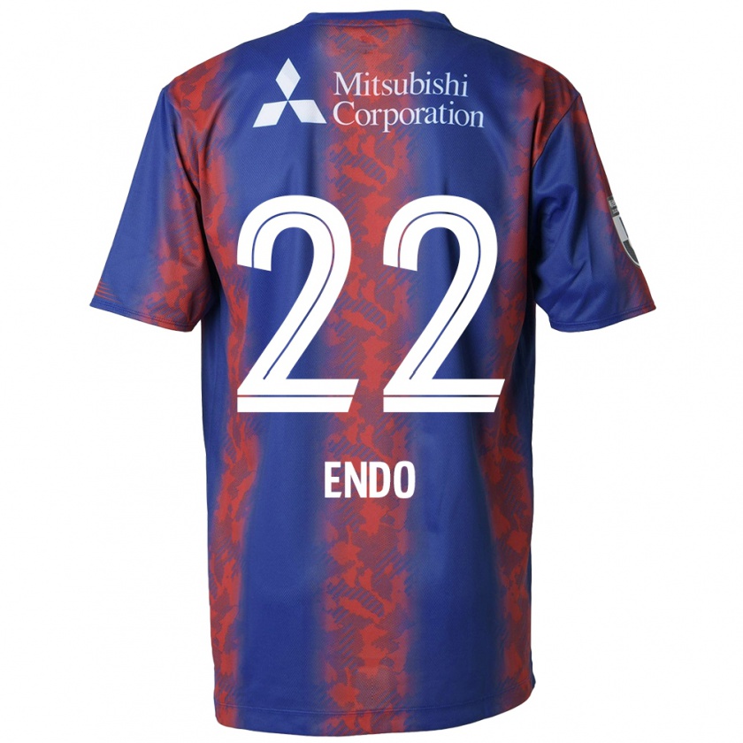 Kandiny Kinderen Keita Endo #22 Blauw Rood Thuisshirt Thuistenue 2024/25 T-Shirt