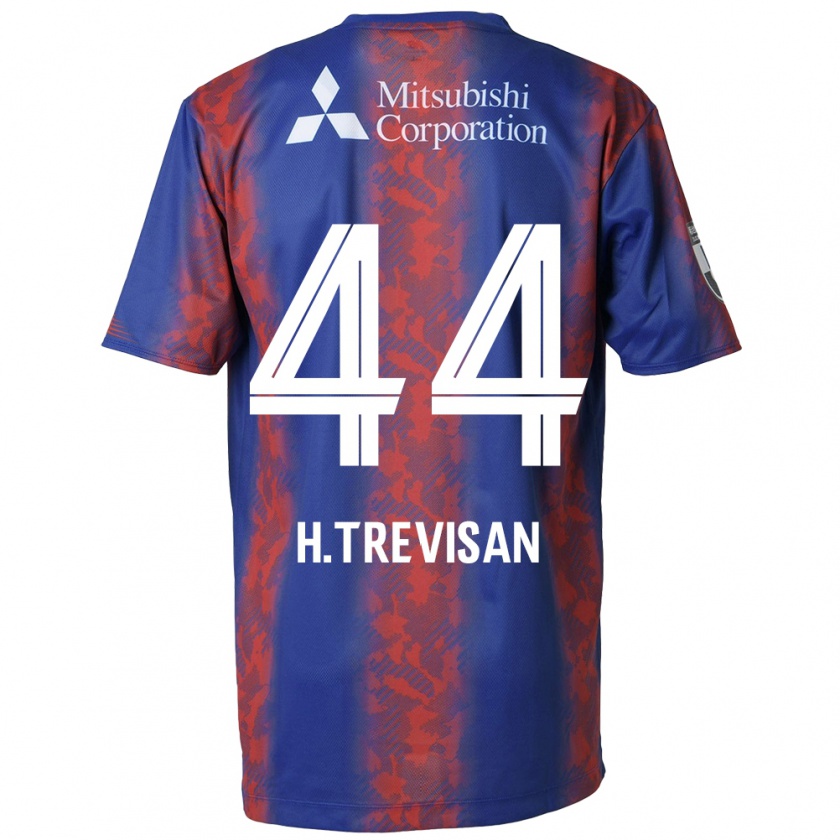 Kandiny Kinderen Henrique Trevisan #44 Blauw Rood Thuisshirt Thuistenue 2024/25 T-Shirt