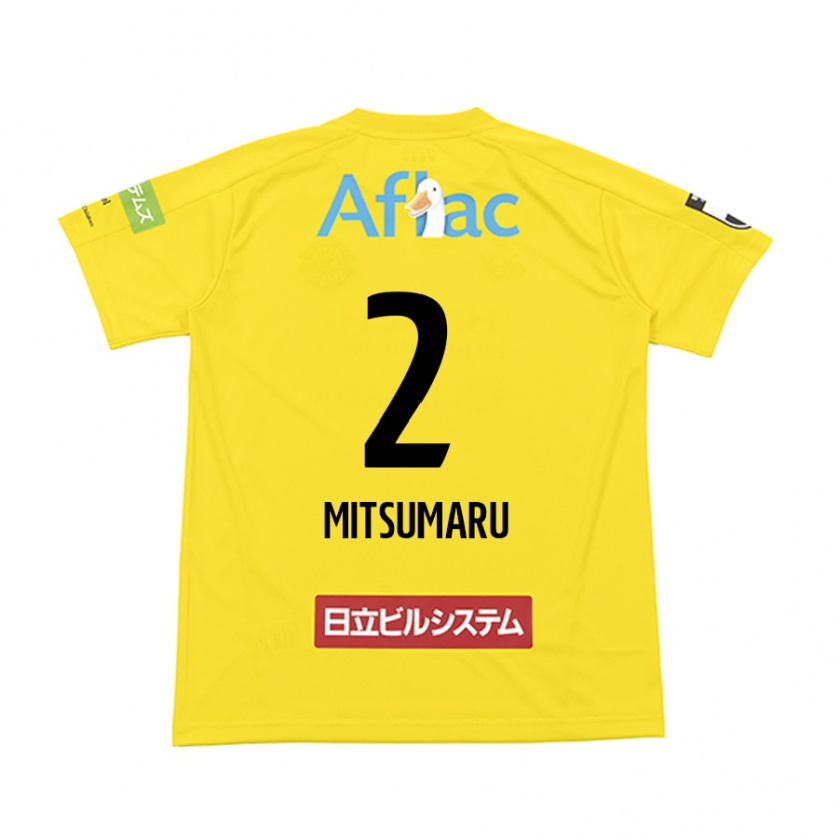 Kandiny Kinder Hiromu Mitsumaru #2 Gelb Schwarz Heimtrikot Trikot 2024/25 T-Shirt Österreich