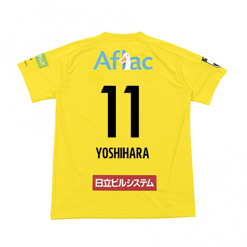 Kandiny Niño Camiseta Futo Yoshihara #11 Amarillo Negro 1ª Equipación 2024/25 La Camisa