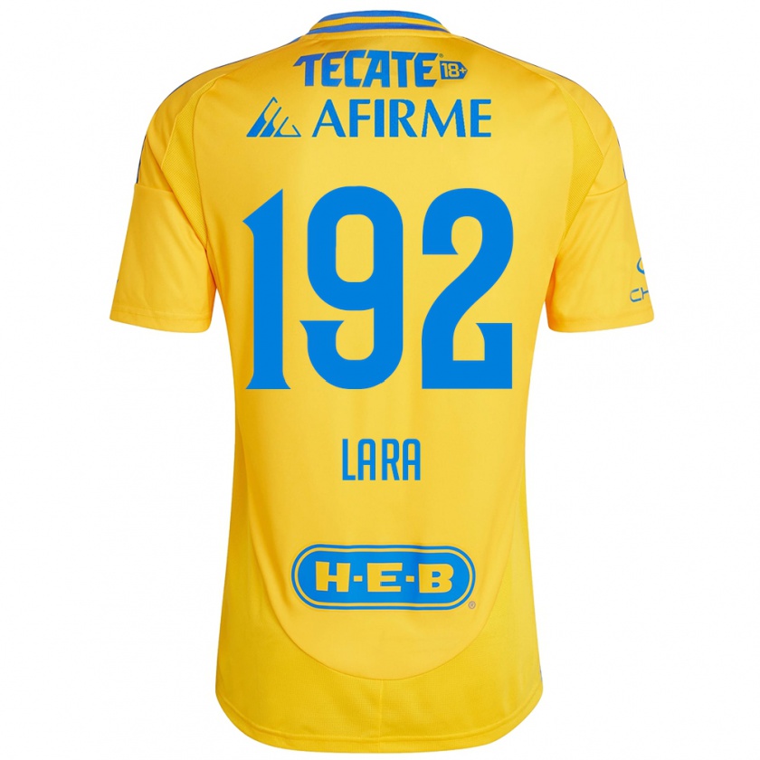 Kandiny Kinder Miguel Lara #192 Goldgelb Heimtrikot Trikot 2024/25 T-Shirt Österreich