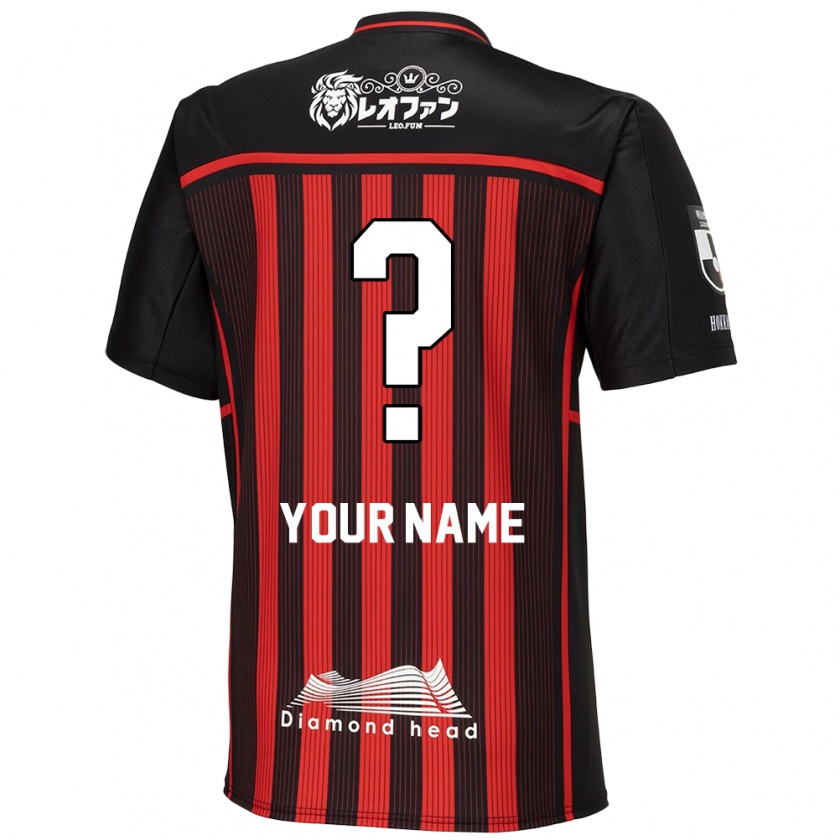 Kandiny Niño Camiseta Su Nombre #0 Negro Rojo 1ª Equipación 2024/25 La Camisa México