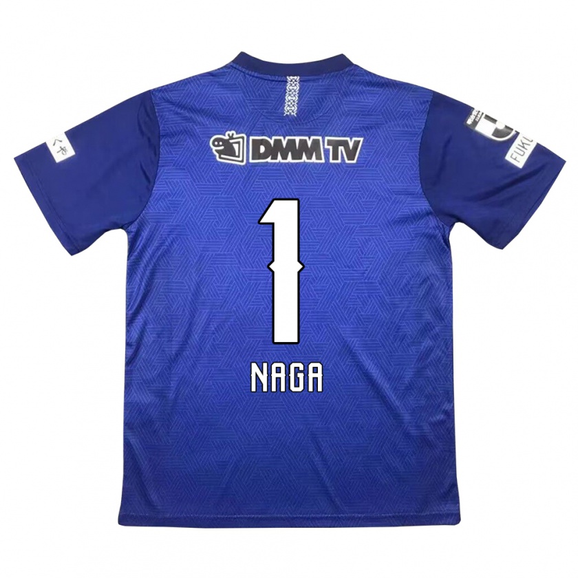 Kandiny Kinderen Takumi Nagaishi #1 Donkerblauw Thuisshirt Thuistenue 2024/25 T-Shirt België