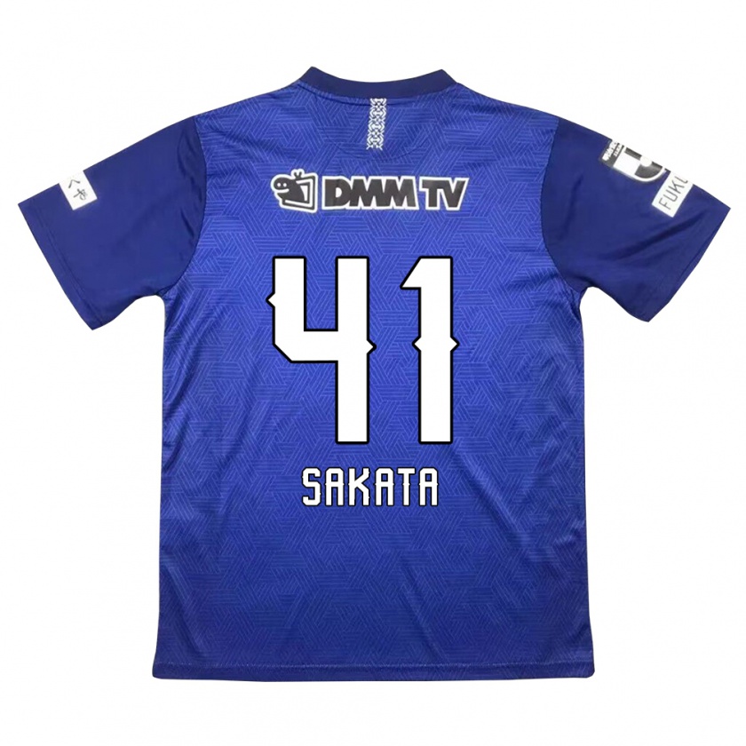 Kandiny Kinderen Daiki Sakata #41 Donkerblauw Thuisshirt Thuistenue 2024/25 T-Shirt