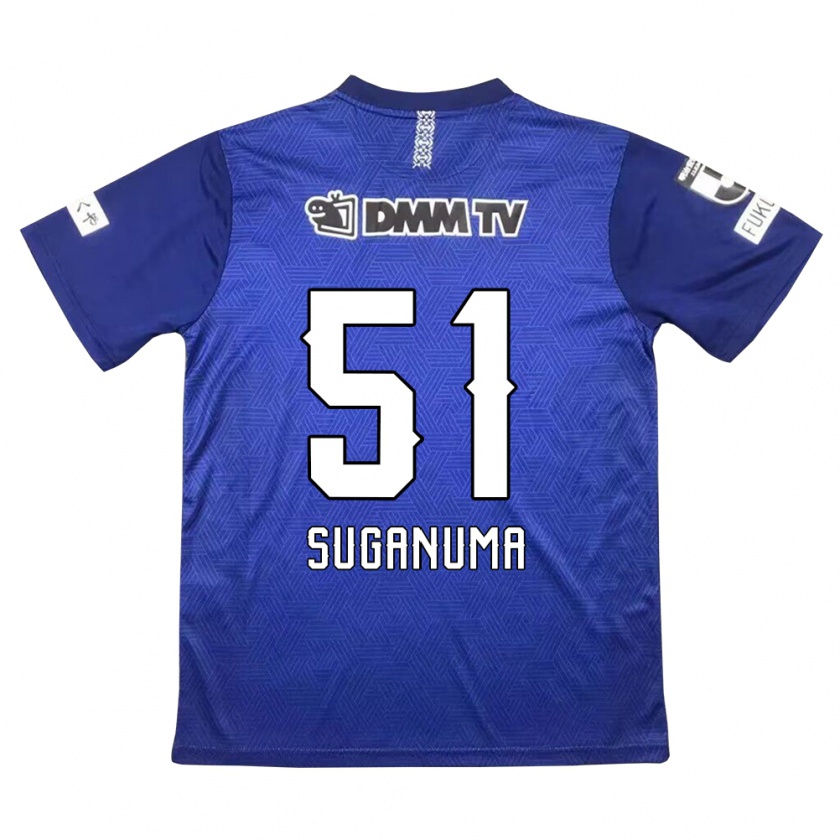 Kandiny Kinderen Kazuaki Suganuma #51 Donkerblauw Thuisshirt Thuistenue 2024/25 T-Shirt