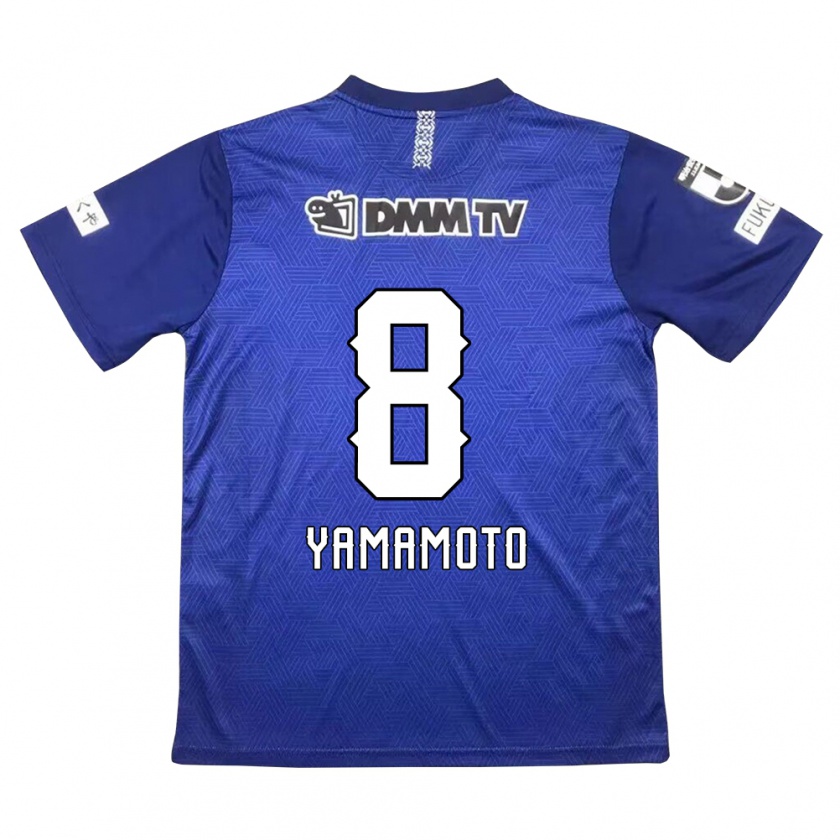 Kandiny Kinderen Shunsuke Yamamoto #8 Donkerblauw Thuisshirt Thuistenue 2024/25 T-Shirt België