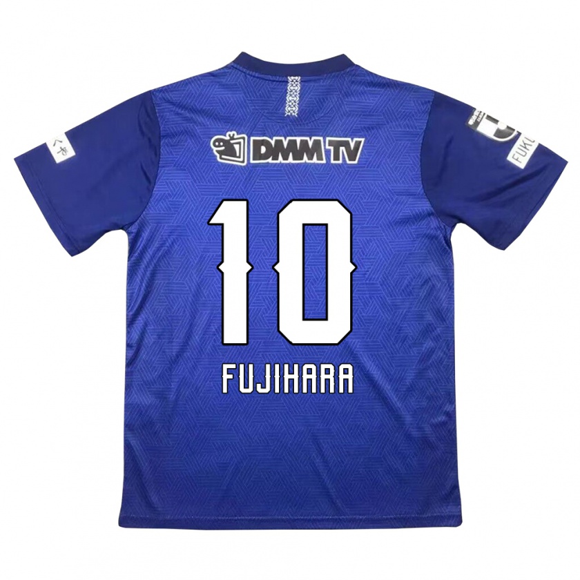 Kandiny Kinderen Naoatsu Fujihara #10 Donkerblauw Thuisshirt Thuistenue 2024/25 T-Shirt