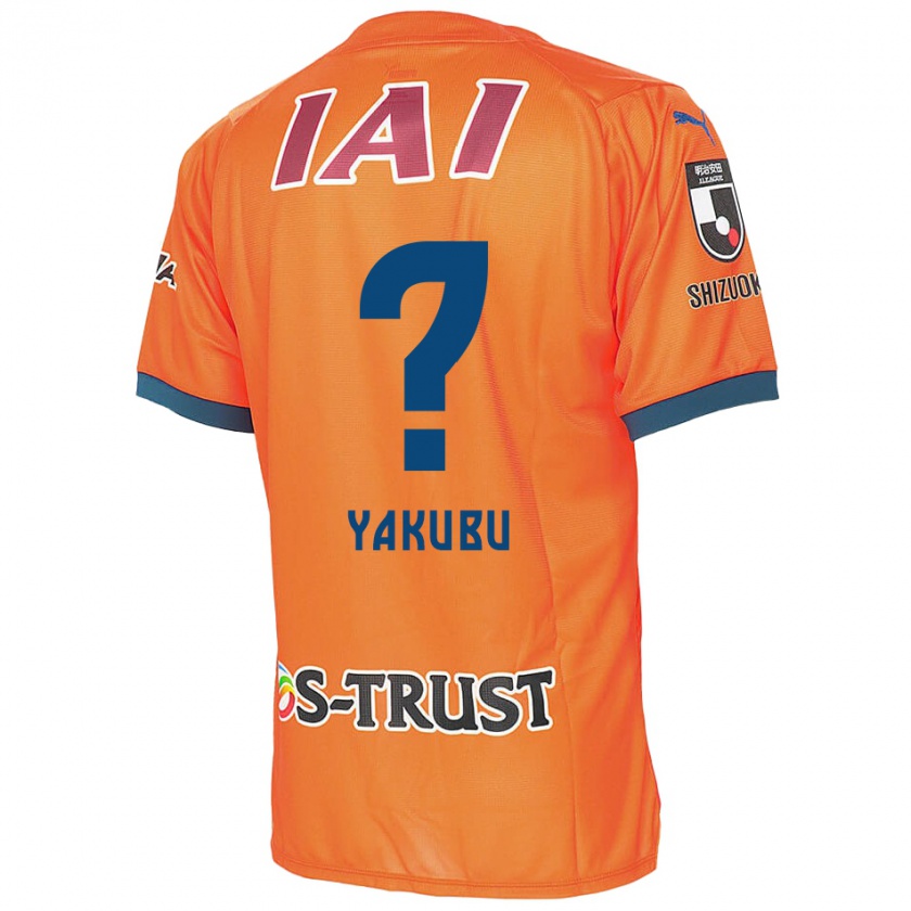 Kandiny Kinderen Aziz Yakubu #0 Oranje Blauw Thuisshirt Thuistenue 2024/25 T-Shirt België