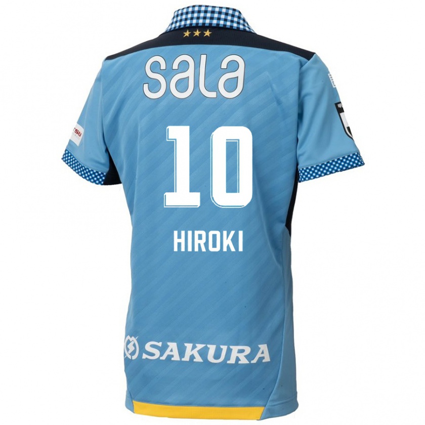 Kandiny Niño Camiseta Hiroki Yamada #10 Azul Negro 1ª Equipación 2024/25 La Camisa