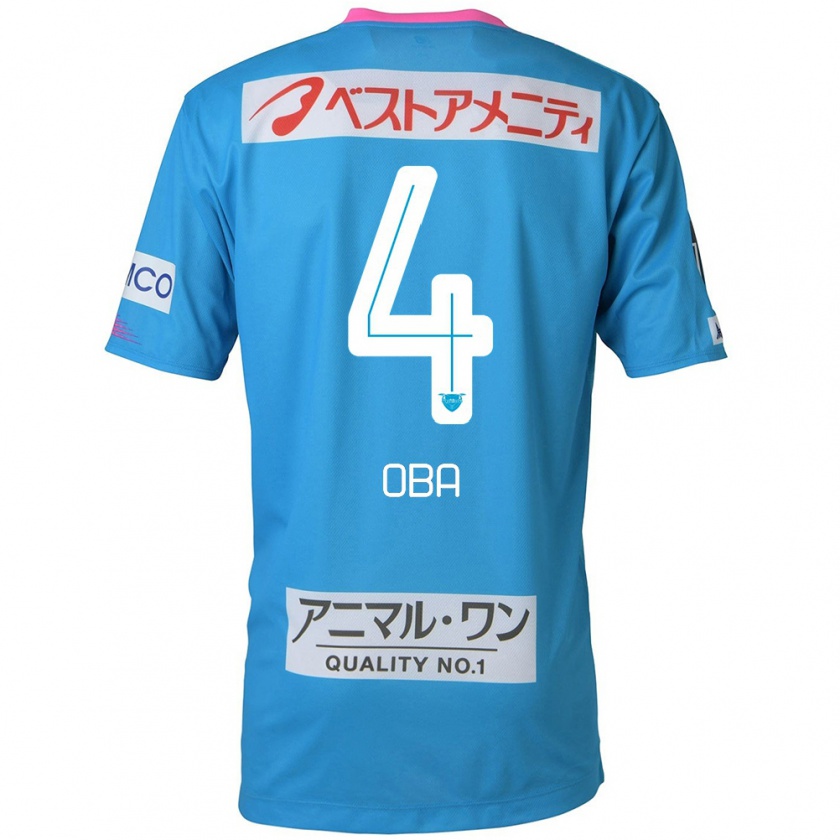 Kandiny Kinder Shotaro Oba #4 Blau Rosa Heimtrikot Trikot 2024/25 T-Shirt Österreich